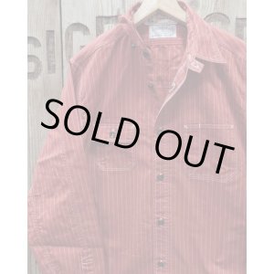 画像: Sugar Cane "8.5oz. RED WABASH STRIPE WORK SHIRT"  