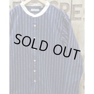 画像: FULLCOUNT -CLASSIC STRIPE BAND COLLAR SHIRT- 