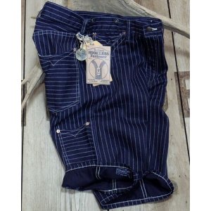 画像: SUGAR CANE -9oz. WABASH STRIPE ZIP FLY SHORTS- 