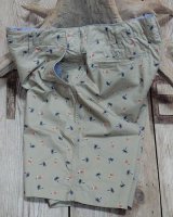 画像: SUN SURF -"HULA & PALMTREE" COTTON TWILL SHORTS- 