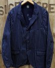 画像2: SUGAR CANE / FICTION ROMANCE -9oz. WABASH STRIPE JACKET- 