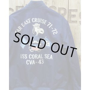 画像: BUZZ RICKSON'S × PEANUTS -SNOOPY TOUR JACKET "USS CORAL SEA"- 