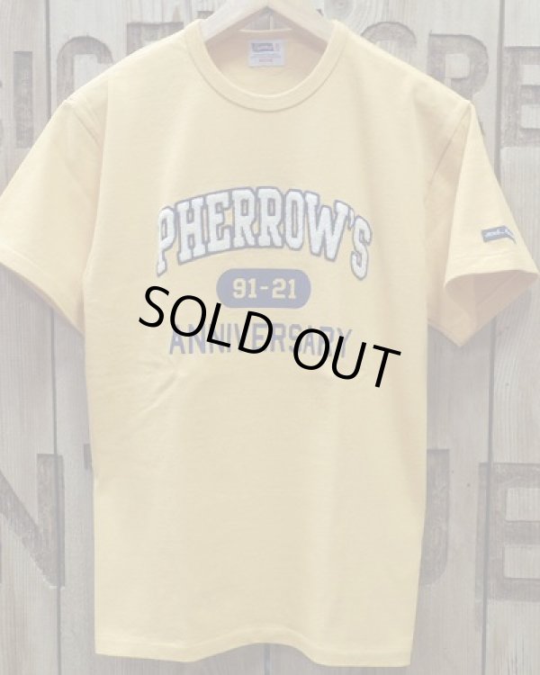 画像3: Pherrow's "21S-PTP1-30th" Embroidered Tee 