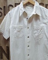 画像: SUGAR CANE -WHITE WABASH S/S WORK SHIRT- 