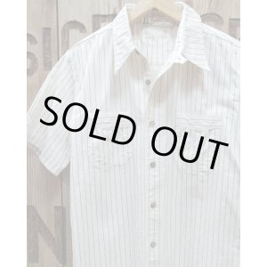 画像: SUGAR CANE -WHITE WABASH S/S WORK SHIRT- 