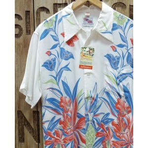 画像: Duke Kahanamoku -"ORCHID AND PINEAPPLE" HAWAIIAN SHIRT- 