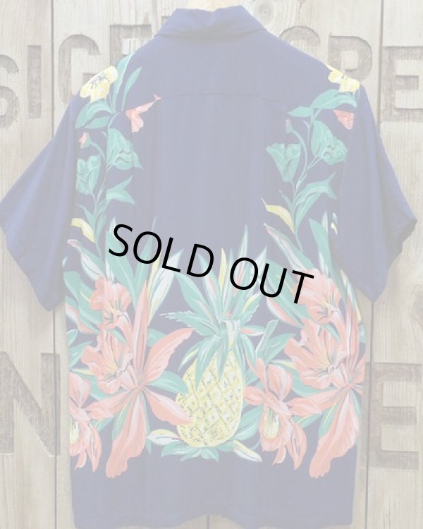 画像5: Duke Kahanamoku -"ORCHID AND PINEAPPLE" HAWAIIAN SHIRT- 
