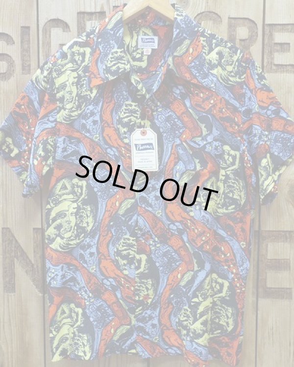 画像2: Pherrow's "22S-The Arts" Rayon Hawaiian Shirt 