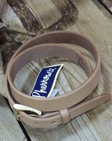 画像: Pherrow's "PLB2-B" GENUINE BELTS / BRASS BUCKLE 