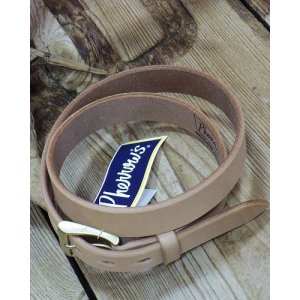 画像: Pherrow's "PLB2-B" GENUINE BELTS / BRASS BUCKLE 