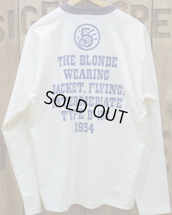 画像3: TOYS McCOY -LONG SLEEVE TEE / THE BLONDE "KEEP 'EM FLYING"- 