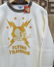 画像1: TOYS McCOY -BIG WAFFLE CREW NECK SHIRT "FLYING TRANING"- 