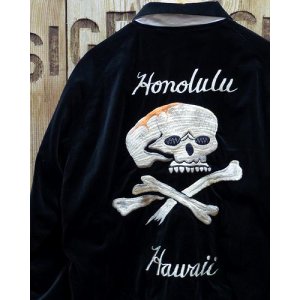 画像: TAILOR TOYO -Velveteen × Acetate Souvenir Jacket "SKULL" × "WHITE EAGLE"- 