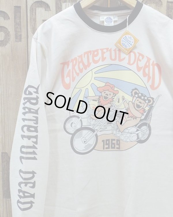 画像1: TOYS McCOY -LONG SLEEVE TEE / GRATEFUL DEAD "BEAR & CHOPPER"- 