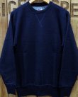 画像2: DUBBLE WORKS -Indigo Front V Gusset Sweat Shirt- 