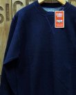 画像1: DUBBLE WORKS -Indigo Front V Gusset Sweat Shirt- 