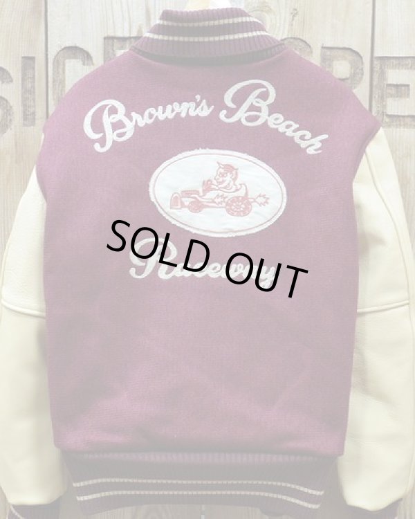 画像5: BROWN'S BEACH "BBJ-021" Brown's Beach Varsity Jacket 