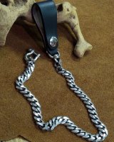 画像: Inception -UK SADDLE LEATHER & BRASS / SILVER Plating CHAIN- 