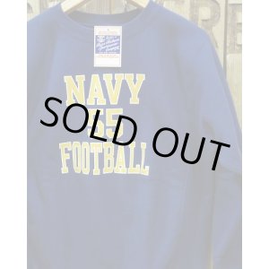 画像: Buzz Rickson's -HORIZONTAL KNITTING SWEAT SHIRT "NAVY FOOTBALL"- 