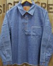 画像2: FOB FACTORY F3487 -CHAMBRAY P/O SHIRT- 