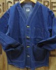 画像2: BARNS -NOCOLLAR COVERALL JK- DENIM 