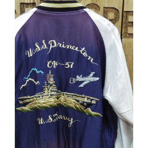 画像: TAILOR TOYO -ACETATE SOUVENIR JACKET "U.S.S. PRINCETON"- AGING MODEL 