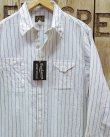 画像1: CUSHMAN 25443 -C/L STRIPE WORK SHIRTS- 