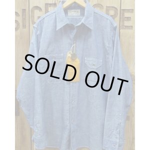 画像: SUGAR CANE -FICTION ROMANCE 4.3oz SLUB CHAMBRAY WORK SHIRT- 