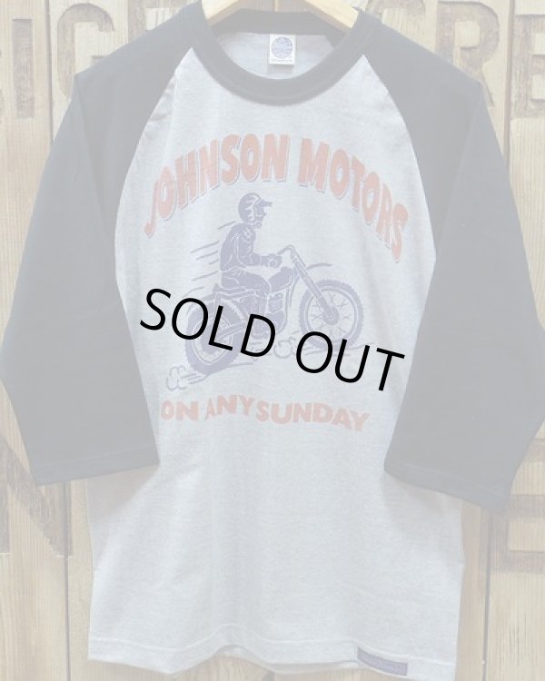 画像3: TOYS McCOY -MOTORCYCLE CROPPED RAGLAN TEE "JOHNSON MOTORS"- 