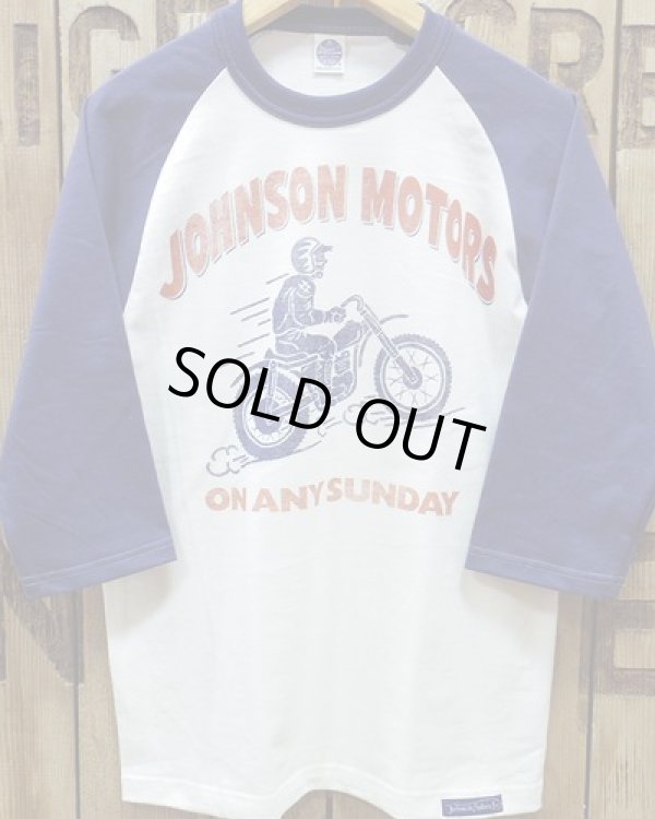 画像4: TOYS McCOY -MOTORCYCLE CROPPED RAGLAN TEE "JOHNSON MOTORS"- 