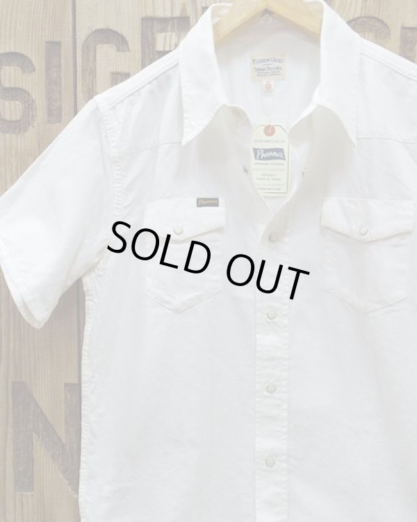 画像1: Pherrow's "23S-823CSS" S/S Denim Western Shirt 