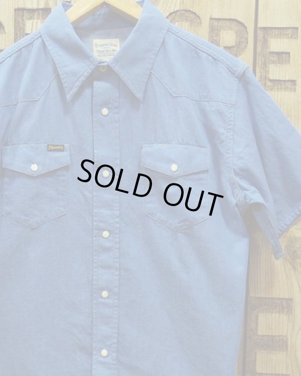 画像1: Pherrow's "23S-823CSS" S/S Denim Western Shirt 