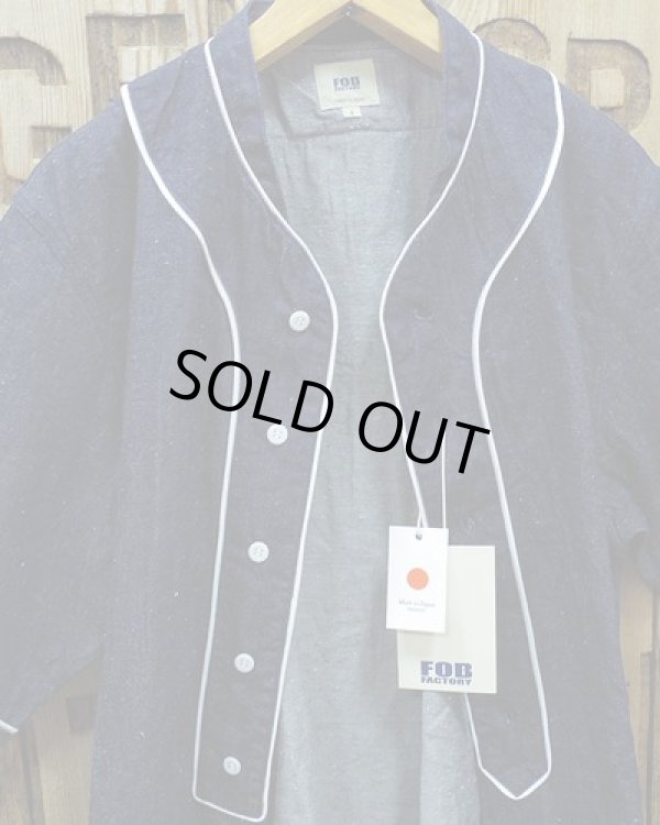 画像3: FOB FACTORY -DENIM BASEBALL SHIRT- 
