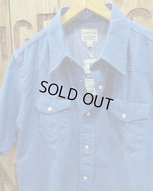 画像3: Pherrow's "23S-823CSS" S/S Denim Western Shirt 