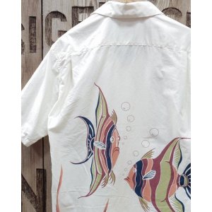 画像: CUSHAMN 25457 -COTTON HAWAIIAN SHIRTS "TROPICAL FISH"- 