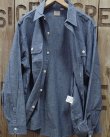 画像3: SUGAR CANE -BLUE CHAMBRAY WORK SHIRT- 