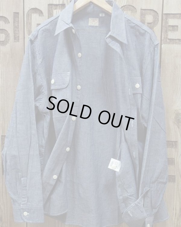 画像3: SUGAR CANE -BLUE CHAMBRAY WORK SHIRT- 