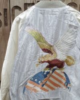 画像: Tailor Toyo -Acetate Souvenir Jacket "EAGLE" × "JAPAN MAP"- 
