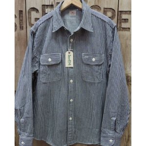 画像: Sugar Cane -HICKORY STRIPE WORK SHIRT- 