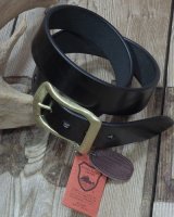 画像: BARNS "LE-3055" Japan Leather Belt 