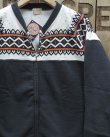 画像1: Whitesvile -SNOW PATTERN SWEAT ZIP SHIRT- 