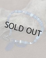 画像: BARNS×NORTH WORKS -INDIGO SHELL BEADS BRACELET- 