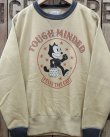 画像2: TOYS McCOY -MILITARY SWEAT SHIRT / FELIX THE CAT "TOUGH MINDED"- 