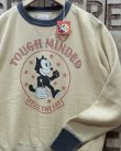 画像1: TOYS McCOY -MILITARY SWEAT SHIRT / FELIX THE CAT "TOUGH MINDED"- 