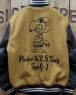 画像2: BUZZ RICKSON'S × Vintage PEANUTS -AWARD JACKET- 