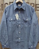 画像: SUGAR CANE -BLUE CHAMBRAY WORK SHIRT- 