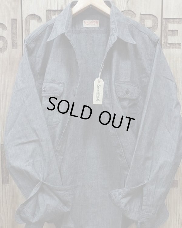 画像3: SUGAR CANE -BLACK CHAMBRAY WORK SHIRT- 