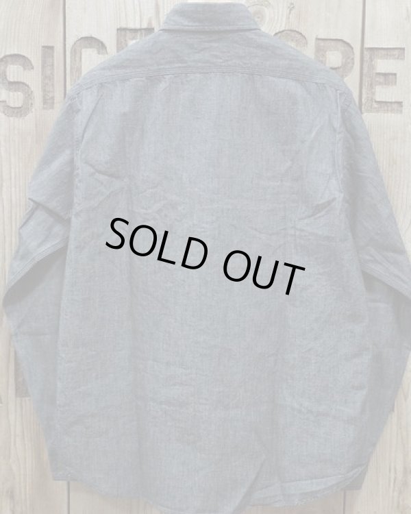 画像5: SUGAR CANE -BLACK CHAMBRAY WORK SHIRT- 