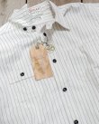 画像2: Sugar Cane "8.5oz. WHITE WABASH STRIPE WORK SHIRT"  