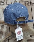 画像4: FULLCOUNT 6843HW -6Panel Denim Baseball Cap "F" Patch Vintage  Wash- 